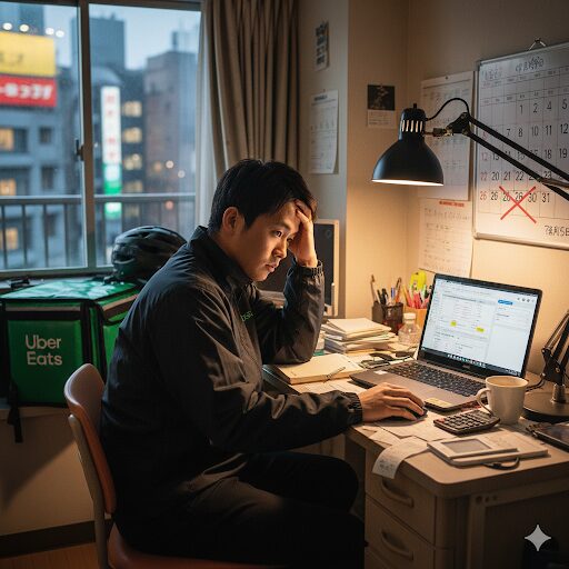 ウーバーイーツ配達員の確定申告