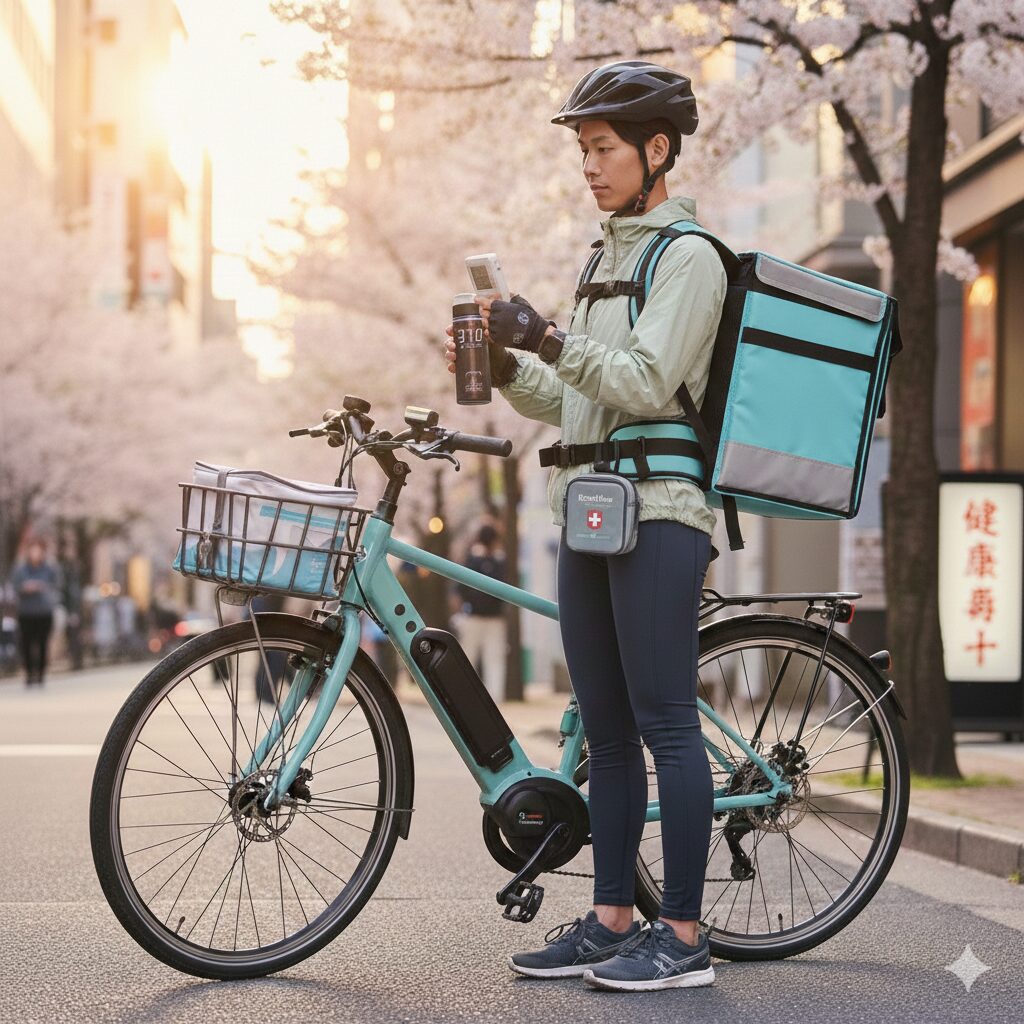 朝のuber-eats配達で体調を崩さないためにやっている5つの習慣子育て中の副業パパのリアル対策